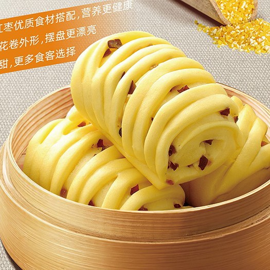 千味1500g精品紅棗玉米花卷（25g）